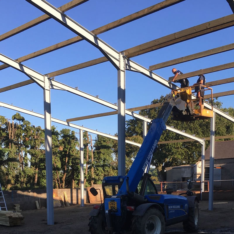 Steel Frame Building Wales
